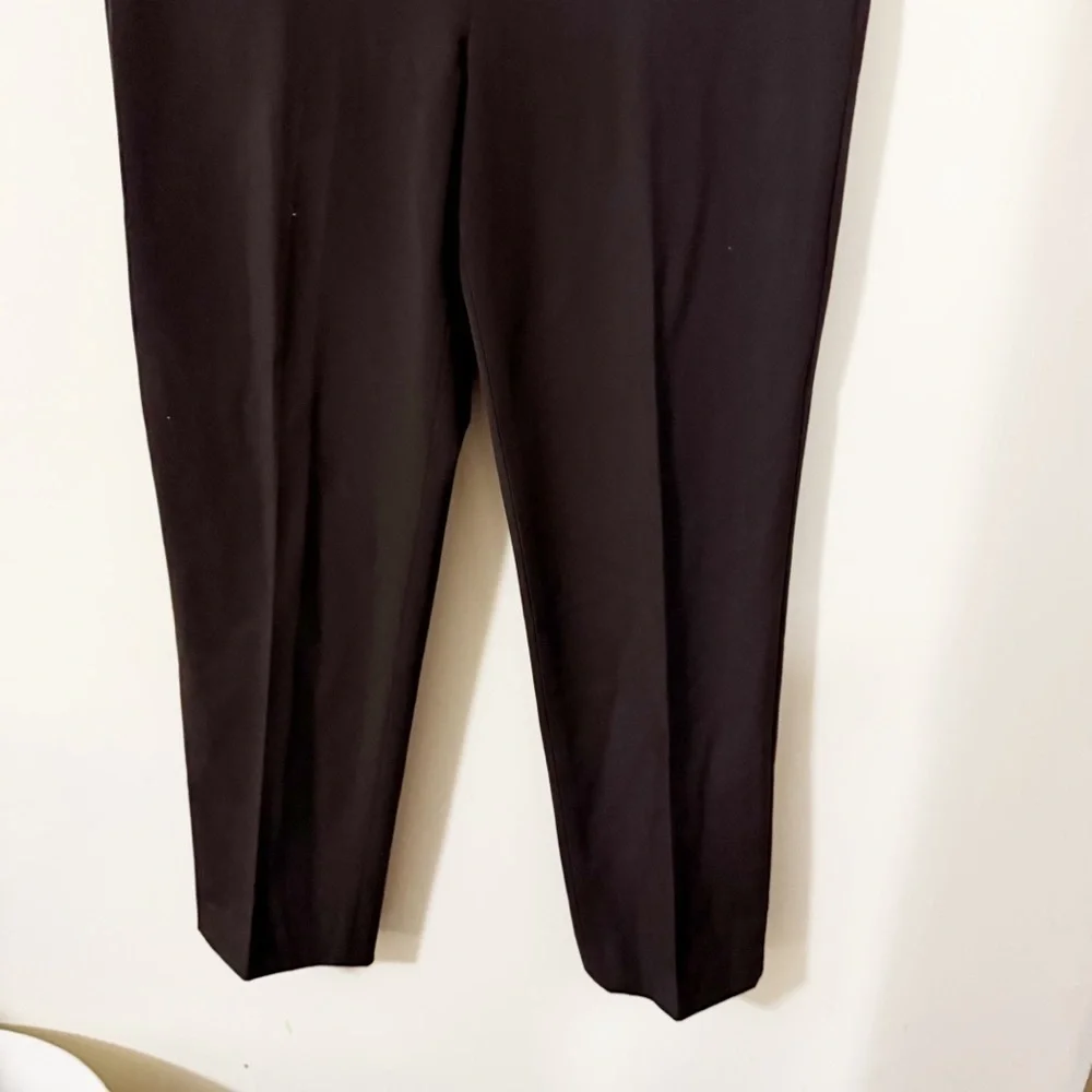 Talbots Heritage Dark Brown Womens Pants Size Zipper Size 6 Business Casual
